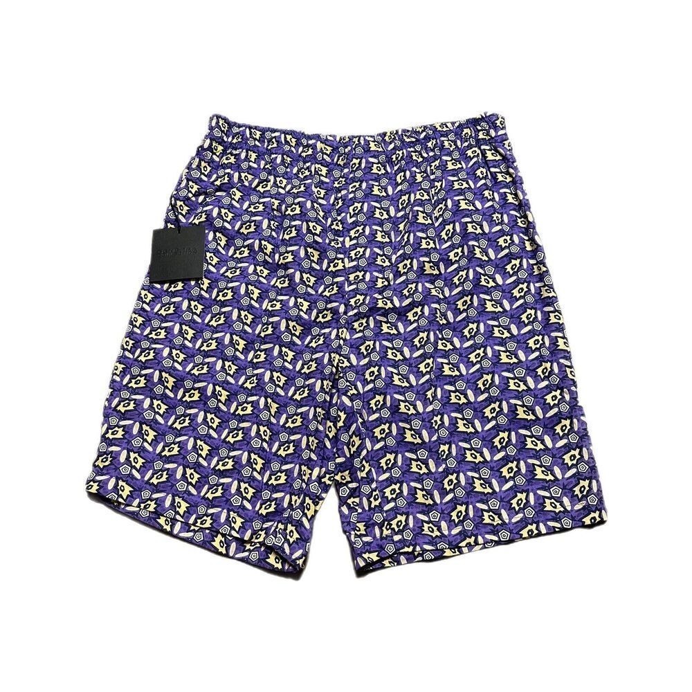 Vintage Generra‎ Shorts Men's S Patterned Lounge 90s Purple Streetwear Skater